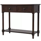Console 2 tiroirs et étagère inférieure | Plusieurs couleurs | 1 pièce