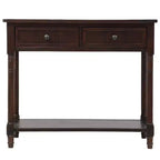 Console 2 tiroirs et étagère inférieure | Plusieurs couleurs | 1 pièce