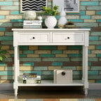 Console 2 tiroirs et étagère inférieure | Plusieurs couleurs | 1 pièce
