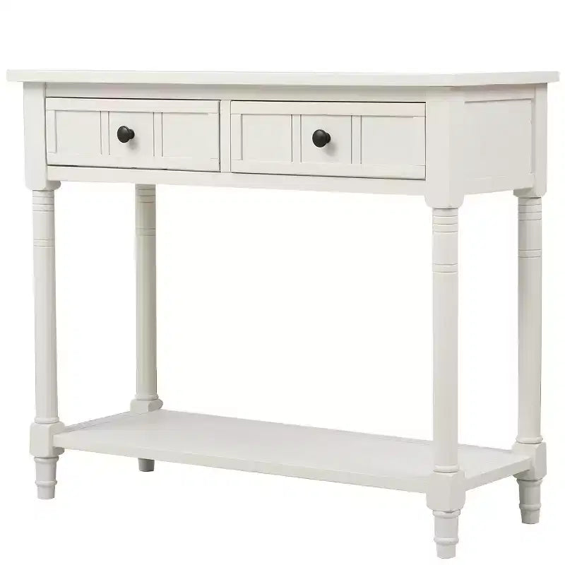 Console 2 tiroirs et étagère inférieure | Plusieurs couleurs | 1 pièce