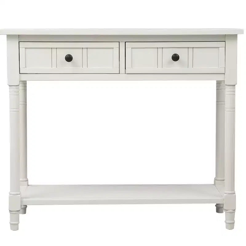 Console 2 tiroirs et étagère inférieure | Plusieurs couleurs | 1 pièce