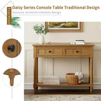 Console 2 tiroirs et étagère inférieure | Plusieurs couleurs | 1 pièce