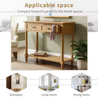 Console 2 tiroirs et étagère inférieure | Plusieurs couleurs | 1 pièce