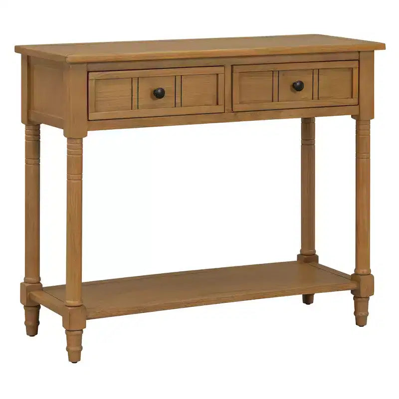 Console 2 tiroirs et étagère inférieure | Plusieurs couleurs | 1 pièce