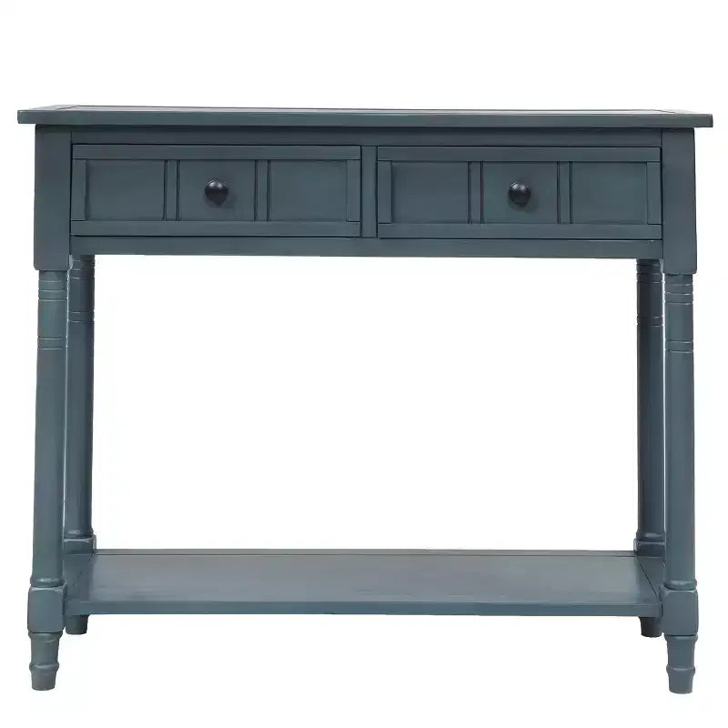Console 2 tiroirs et étagère inférieure | Plusieurs couleurs | 1 pièce
