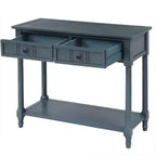 Console 2 tiroirs et étagère inférieure | Plusieurs couleurs | 1 pièce