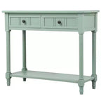 Console 2 tiroirs et étagère inférieure | Plusieurs couleurs | 1 pièce