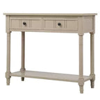 Console 2 tiroirs et étagère inférieure | Plusieurs couleurs | 1 pièce