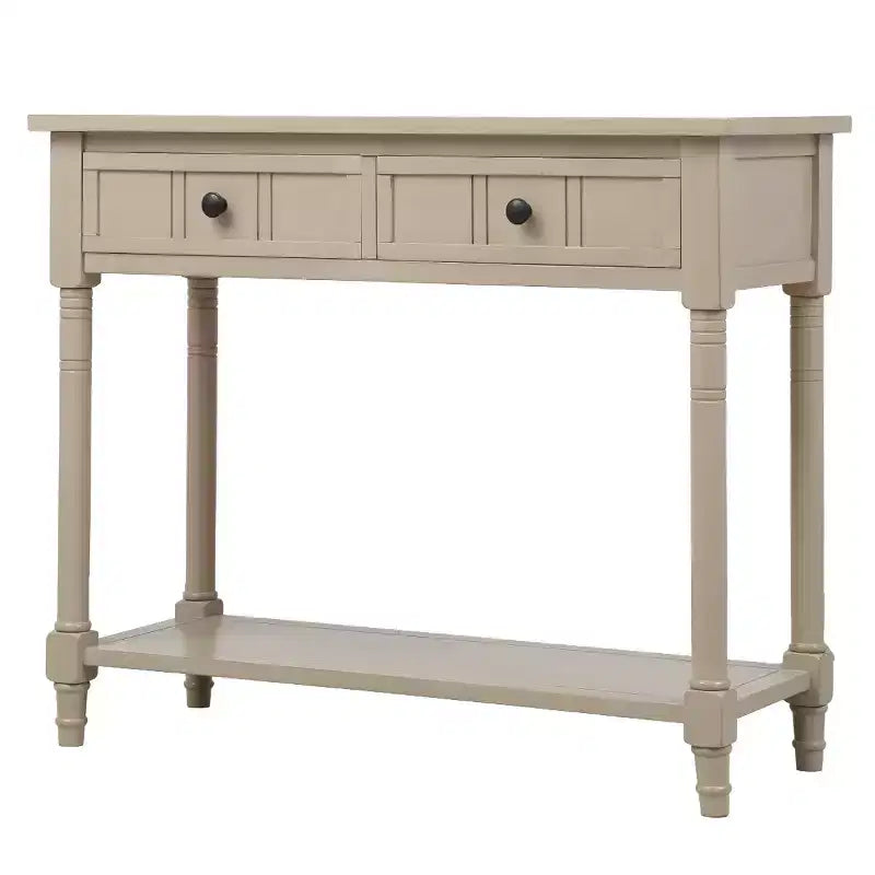 Console 2 tiroirs et étagère inférieure | Plusieurs couleurs | 1 pièce
