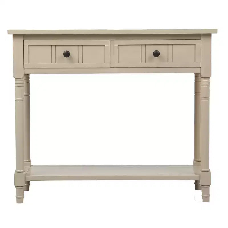 Console 2 tiroirs et étagère inférieure | Plusieurs couleurs | 1 pièce