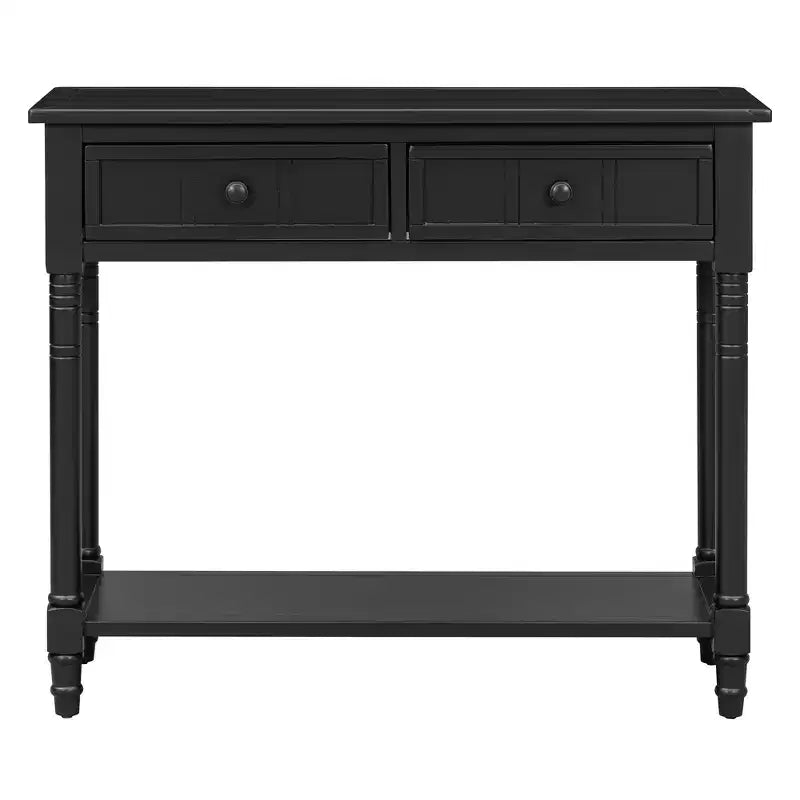 Console 2 tiroirs et étagère inférieure | Plusieurs couleurs | 1 pièce