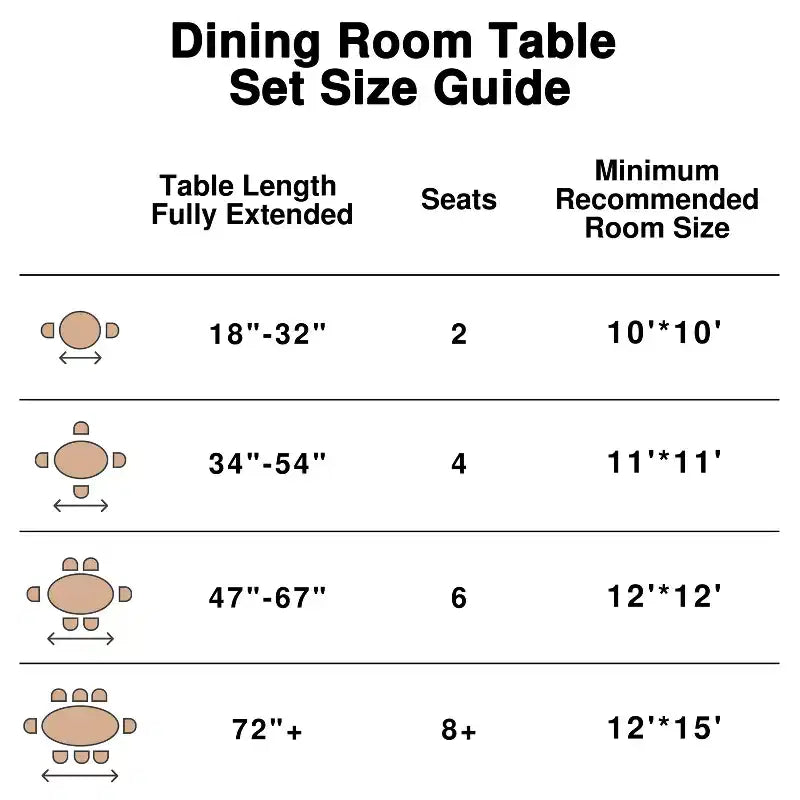 Table de salle à manger ronde noire à pied central pour 4 personnes