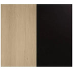 Ensemble de 3 meubles consoles avec portes – Noir / Marron / Blanc