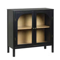 Nathan James Set of 3 Mason Console Cabinet with Doors